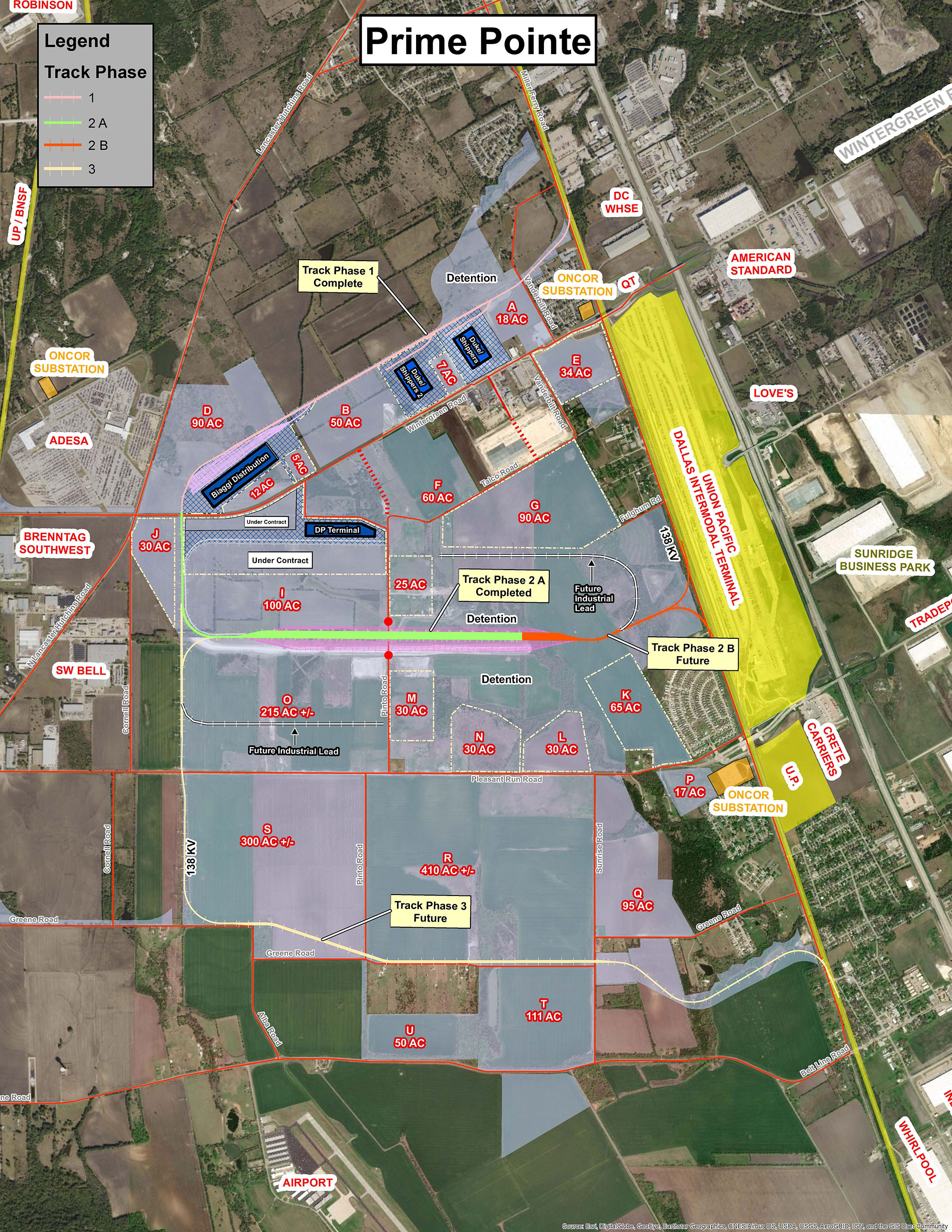 Prime Pointe Parcel Map